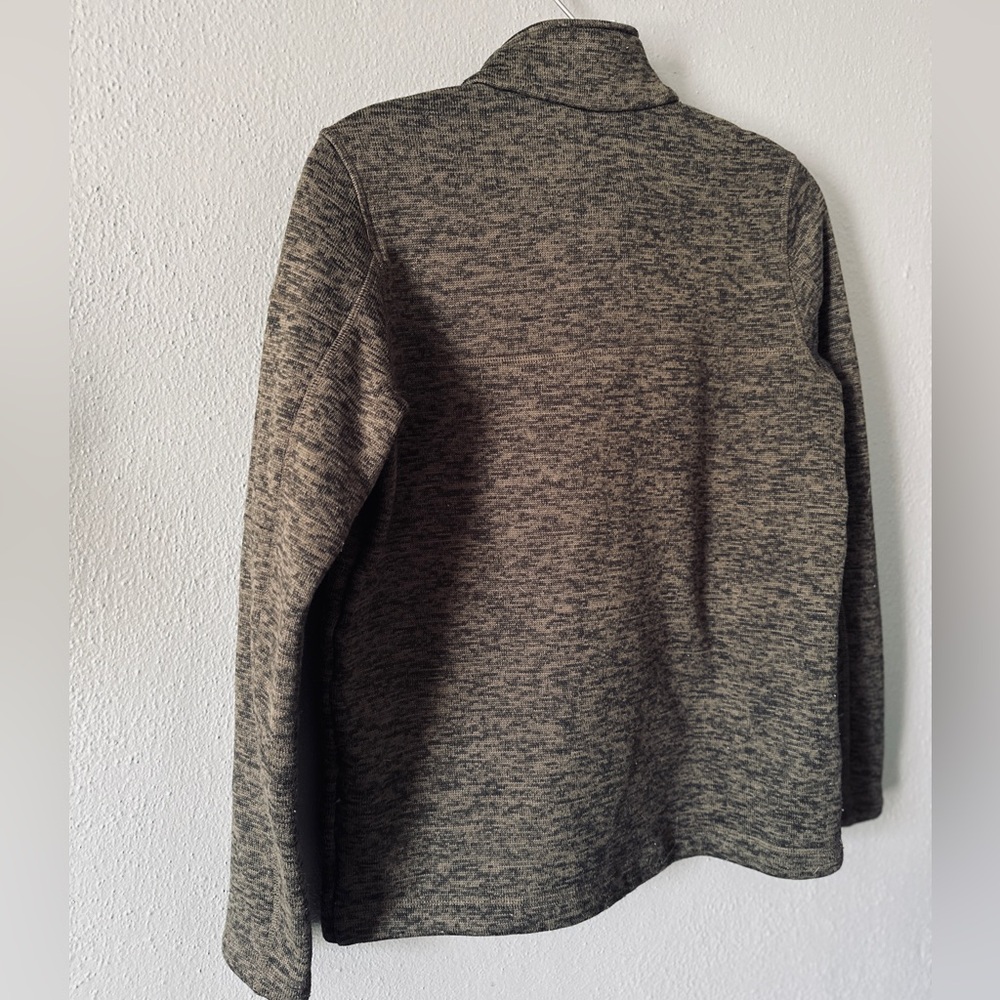 LANDS END 1/4 Zip Pullover Sweater in Forest agree ñWomens S - Picture 4 of 6